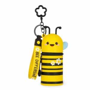 Legami Coin Purse With Key Ring - Bee