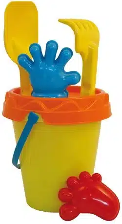 Beach Bucket Set Diameter 16 cms with accessories