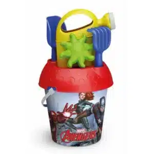 Avengers Beach Bucket with Watering Can Diameter 18cms