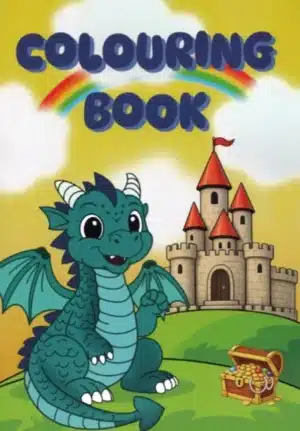 A4 Colouring Book Dino