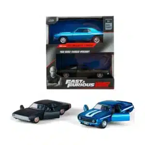Toys Fast & Furious Twin Pack 1:32 Wave 2/1 1969 Chevrolet Camaro And 1968 Dodge Charge