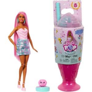 Barbie Pop Reveal Treat Series Doll & Accessories Set, Sweet Swirl Fashion Doll & Pet