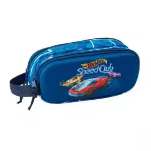 3D Double Pencilcase Hot Wheels