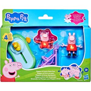 Peppa Pig Playset Fun at the Park with Peppa and Evie