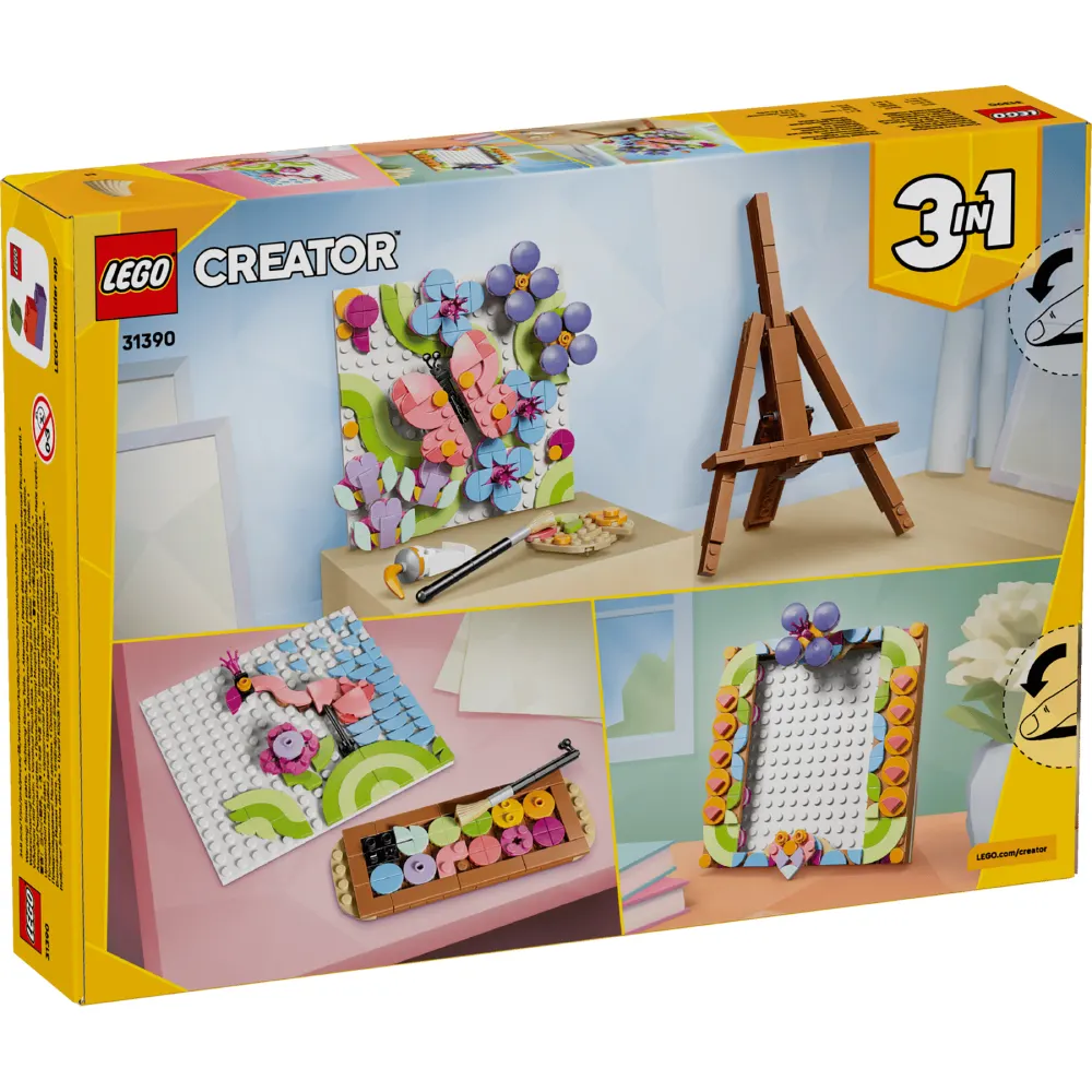 Lego Creator 31390 3-in-1 Floral Art Decor Painting - Image 3