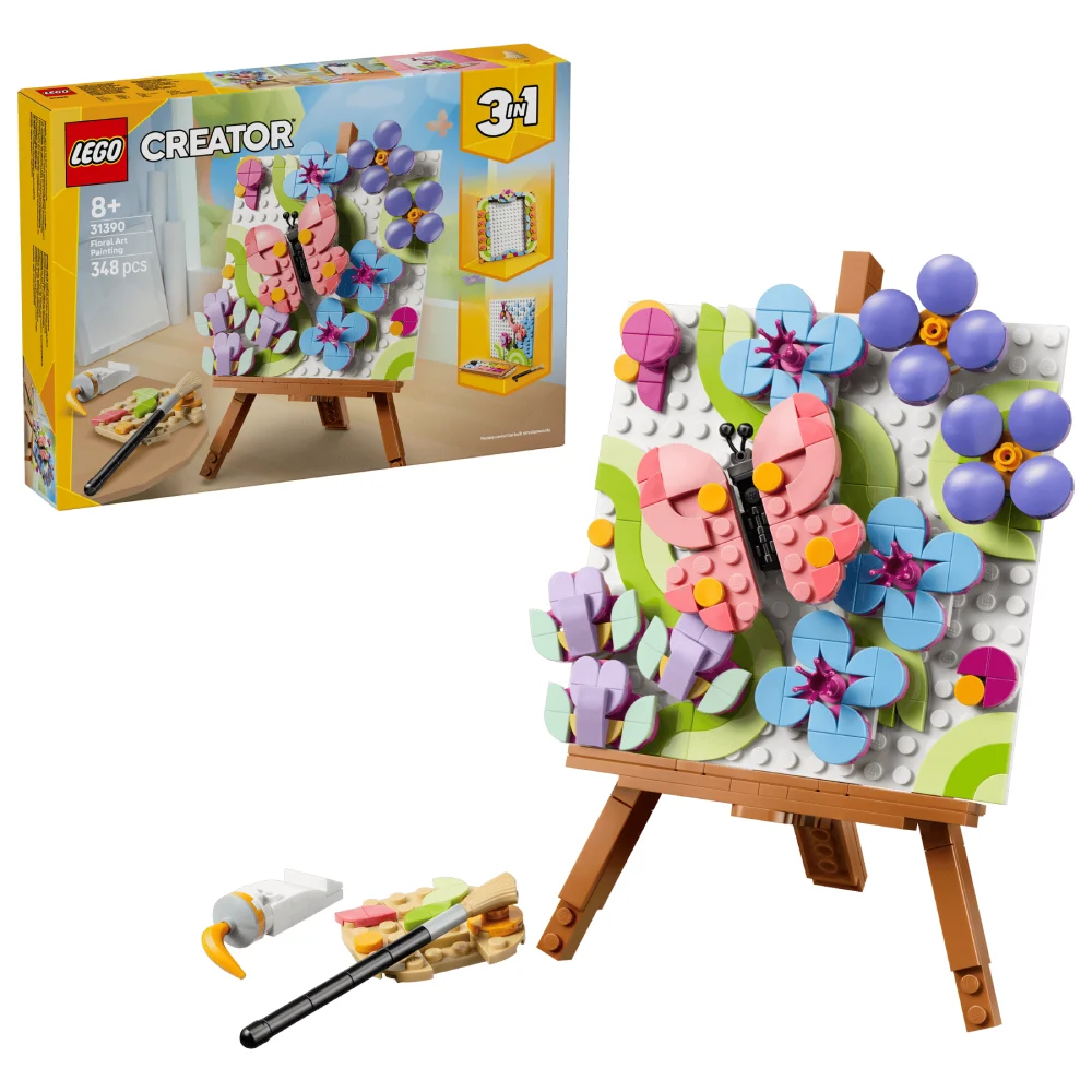 Lego Creator 31390 3-in-1 Floral Art Decor Painting