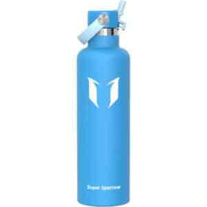 Super Sparrow FlipFlow™ Stainless Steel 1200ml Bottle Sky Blue