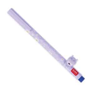 Legami Gel Pen with "Hip Hippo Hooray" Hippo Animal Decoration - Lovely Friends