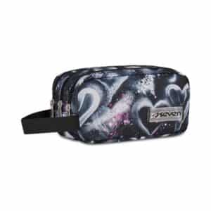 Seven® Freethink 3 Zipper Pencil Case – Jet Black