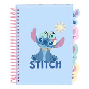 A5 Hard Cover Notebook 80 Sheets With Dividers Stitch