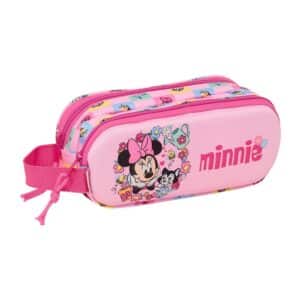 3D Double Pencil Case Minnie Mouse