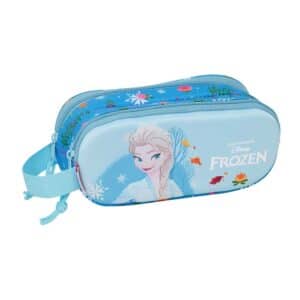3D Double Pencil Case Frozen