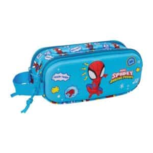 3D Double Pencil Case Spidey
