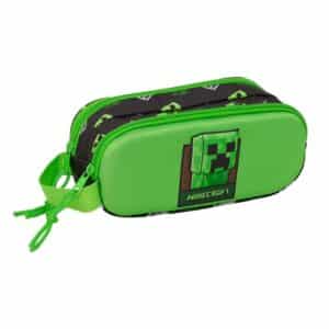 3D Double Pencil Case Minecraft