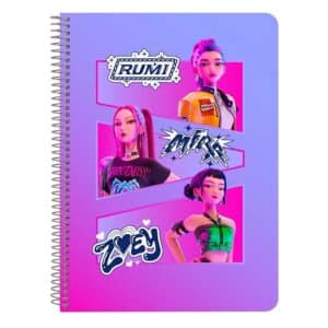 A5 Notebook 80 Sheets Hard Cover K-POP Demon Hunter - Artist
