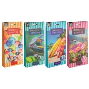 Diamond Painting, 30x40cm, 4 Assorted
