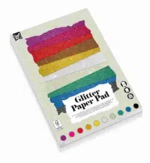 A4 Glitter Pad, 180 Gsm, 10 Sheets