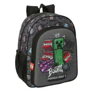 Junior Minecraft "Graffiti" School Backpack, 32x12x38 Cm