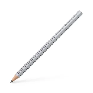 Faber Castell Jumbo Grip Pencil HB Silver