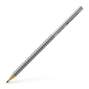 Faber Castell Grip Pencil HB Silver
