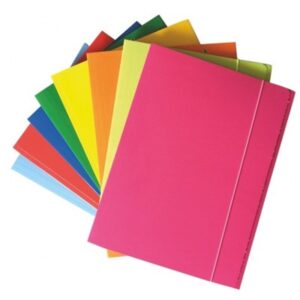 A4 folder with Elastic band Assorted Colours 150gr