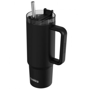 Quokka Drop Safe Thermal Stainless Steel Mug Vibe Black 880ml
