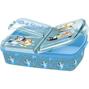 Multi Compartment Lunchbox Bluey Family Flower