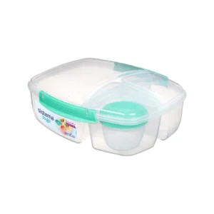 Sistema To Go Triple Split Lunch Box 2L