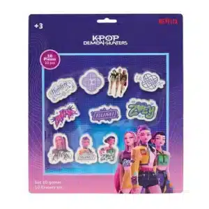 Set Of 10 Erasers K-pop Demon Hunters -