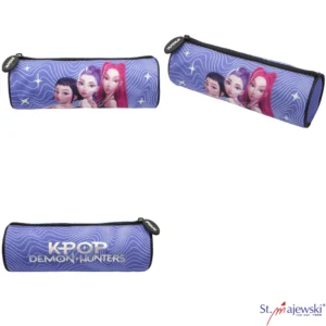 Demon Hunters Tube Pouch Purple Pencilcase