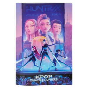 Stapled A4 Notebook K-pop Demon Hunters