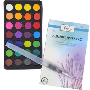Nassau - Watercolour Pan Set in Tin 30pcs