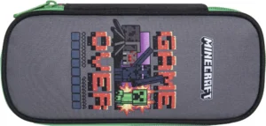 Oval Pencil Case Minecraft Game Over