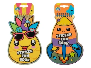 Shaped Sticker-Activity Book Neon/Holographic