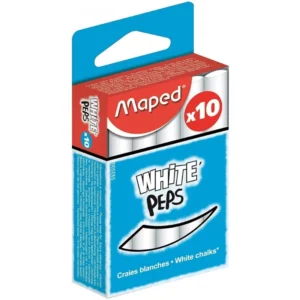 Maped Chalk Box White X10