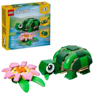 Lego Creator 31377 3-in-1 Turtle With A Water Lily Flower