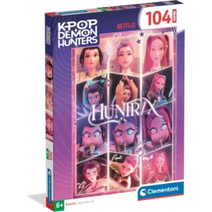 Clementoni - 104 Pieces Super Jigsaw Puzzle, K-pop Demon Hunters