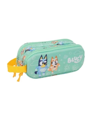 3d Double Pencil Case Bluey & Bingo