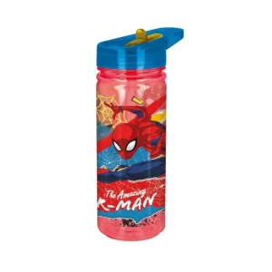 Plastic Sports Bottle Flip Lid Spiderman 580ml