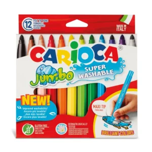 Carioca Jumbo 12 Pack Felt Tip Pens