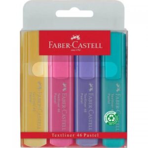 Faber Castell Highlighters Pastel  X4