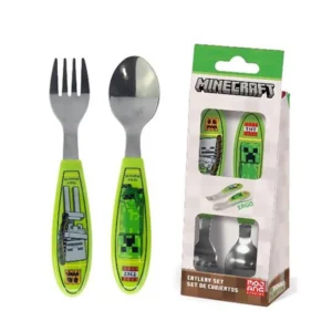 Minecraft Metal Cutlery Set 2 Pieces
