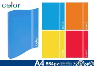 A4 2 Ring Elastic Folder