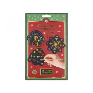 Christmas Rainbow Scratch Pendants, 8.5m, 9pc