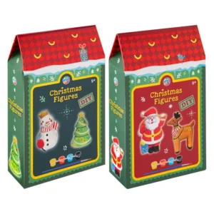 Christmas Paint Your Own Figures, 7cm, 2pcs, 2 Assorted models