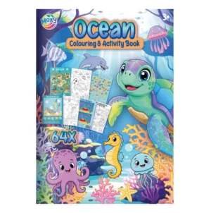 Colouring & Activity Book Ocean A4, 64 Pages