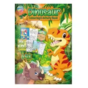Colouring & Activity Book Dinosaur A4, 64 Pages