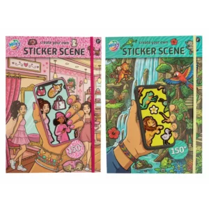Stickerscene Book A4, 2 Assorted