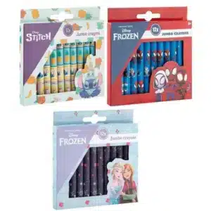 Crayons 12 Pcs. 12.3x10.2x1.2cm - 3 Assorted models